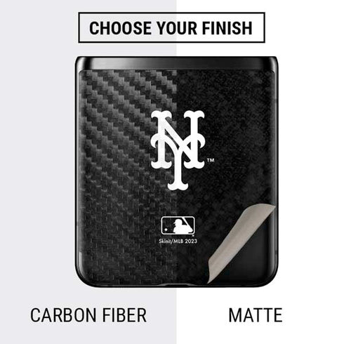MLB New York Mets Dark Wash Galaxy Z Flip Skin