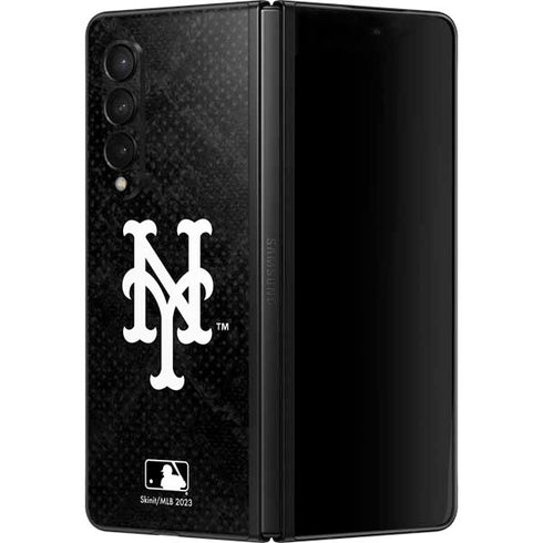 MLB New York Mets Dark Wash Galaxy Z Fold3 5G Skin