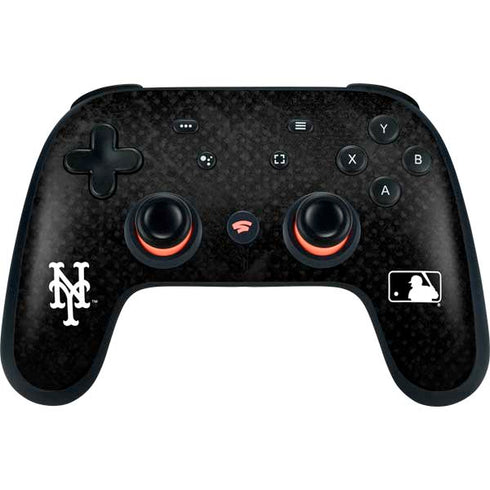 MLB New York Mets Dark Wash Google Stadia Controller Skin