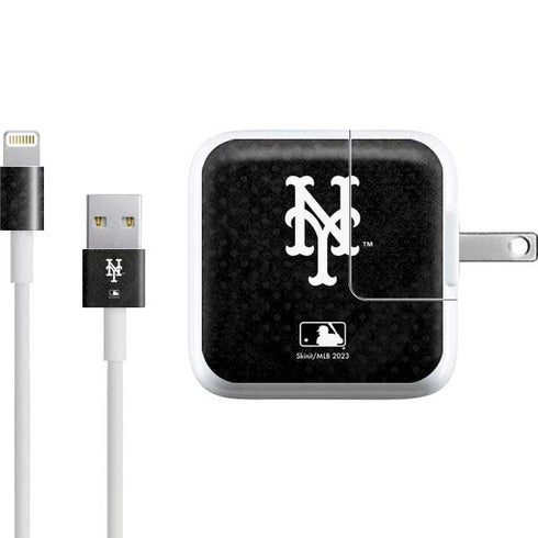 MLB New York Mets Dark Wash iPad Charger (10W USB) Skin