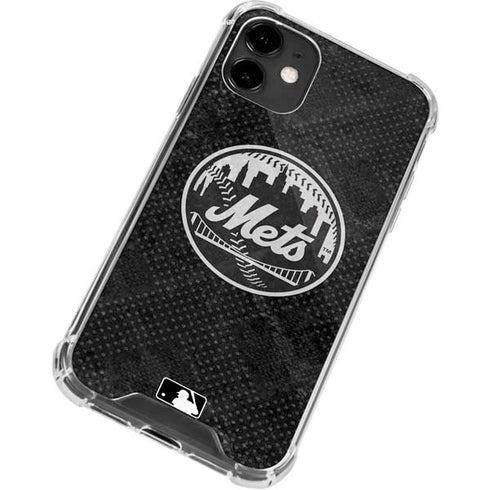 MLB New York Mets Dark Wash iPhone 12 Mini Clear Case