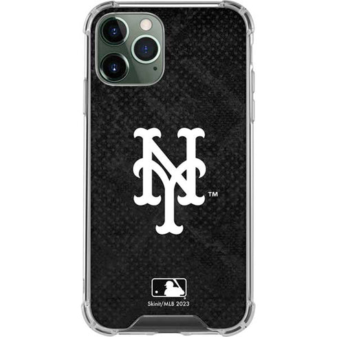MLB New York Mets Dark Wash iPhone 12 Pro Clear Case
