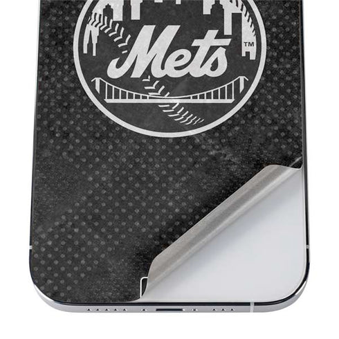 MLB New York Mets Dark Wash iPhone 12 Pro Skin