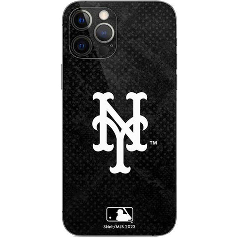 MLB New York Mets Dark Wash iPhone 12 Pro Skin