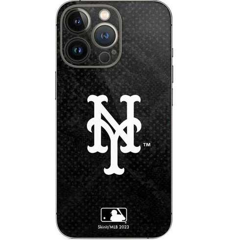 MLB New York Mets Dark Wash iPhone 14 Pro Skin