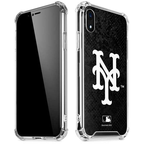 MLB New York Mets Dark Wash iPhone XR Clear Case