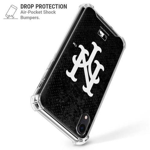 MLB New York Mets Dark Wash iPhone XR Clear Case