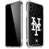 MLB New York Mets Dark Wash iPhone XS Max Clear Case