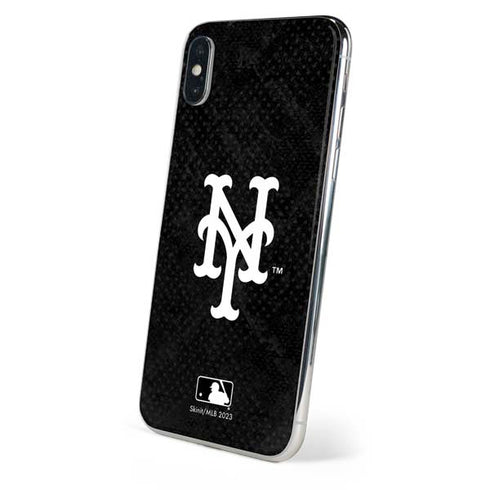MLB New York Mets Dark Wash iPhone XS Max Skin