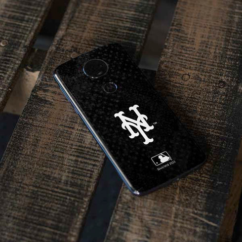 MLB New York Mets Dark Wash Moto E5 Plus Skin