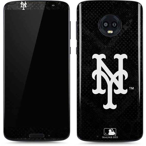 MLB New York Mets Dark Wash Moto G6 Skin