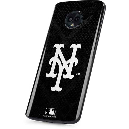 MLB New York Mets Dark Wash Moto G6 Skin