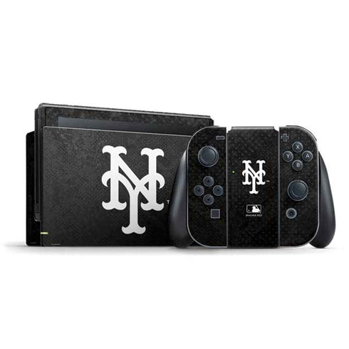 MLB New York Mets Dark Wash Nintendo Switch Bundle Skin