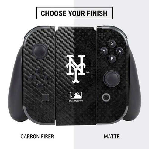 MLB New York Mets Dark Wash Nintendo Switch Bundle Skin