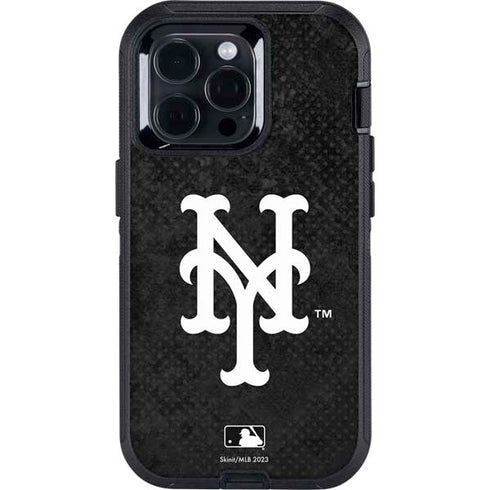 MLB New York Mets Dark Wash Otterbox Defender iPhone Skin
