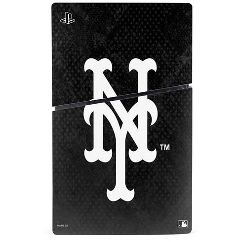 MLB New York Mets Dark Wash PS5 Slim Disk Bundle Skin
