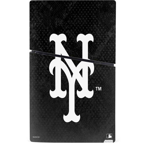 MLB New York Mets Dark Wash PS5 Slim Digital Edition Bundle Skin