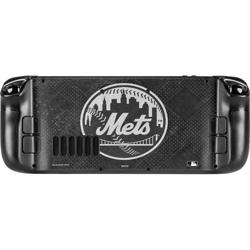 MLB New York Mets Dark Wash Steam Deck Handheld Gaming Computer Skin