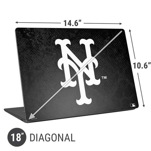 MLB New York Mets Dark Wash Universal Laptop 18in (14.6 x 10.6in) Skin