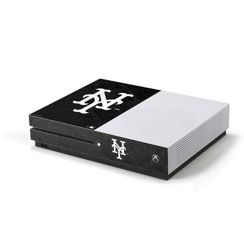 MLB New York Mets Dark Wash Xbox One S Console Skin