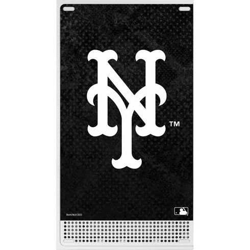 MLB New York Mets Dark Wash Xbox Series S Console Skin