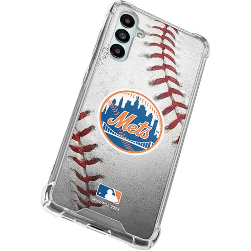 MLB New York Mets Game Ball Galaxy A15 5G Clear Case