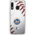 MLB New York Mets Game Ball Galaxy A20 Clear Case