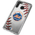 MLB New York Mets Game Ball Galaxy A21 Clear Case