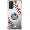 MLB New York Mets Game Ball Galaxy A72 5G Clear Case