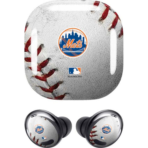 MLB New York Mets Game Ball Galaxy Buds Pro Skin