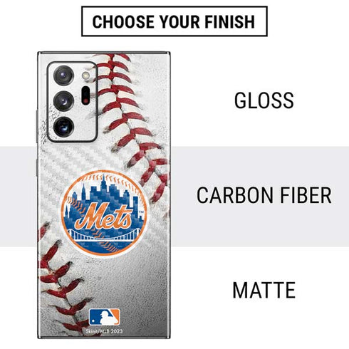 MLB New York Mets Game Ball Galaxy Note20 Ultra 5G Skin