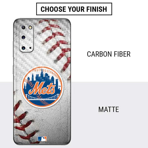 MLB New York Mets Game Ball Galaxy S20 Skin