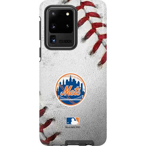 MLB New York Mets Game Ball Galaxy S20 Ultra 5G Pro Case