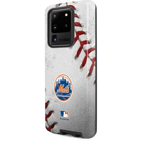 MLB New York Mets Game Ball Galaxy S20 Ultra 5G Pro Case