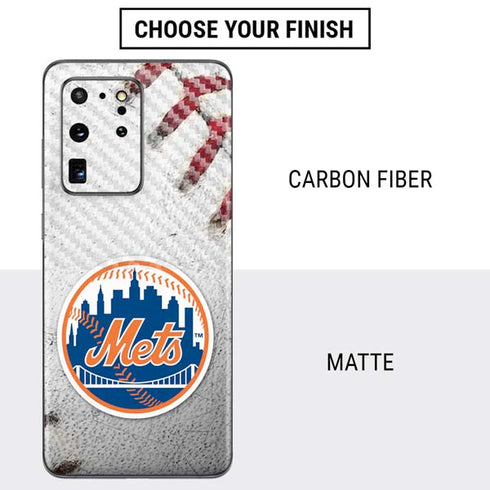 MLB New York Mets Game Ball Galaxy S20 Ultra 5G Skin