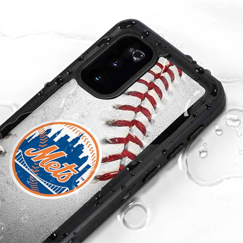 MLB New York Mets Game Ball Galaxy S20 Waterproof Case