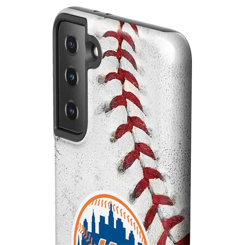 MLB New York Mets Game Ball Galaxy S21 FE Pro Case