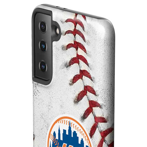 MLB New York Mets Game Ball Galaxy S21 Plus 5G Pro Case