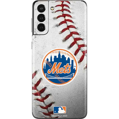 MLB New York Mets Game Ball Galaxy S21 Plus 5G Skin