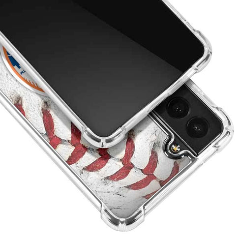 MLB New York Mets Game Ball Galaxy S22 Clear Case