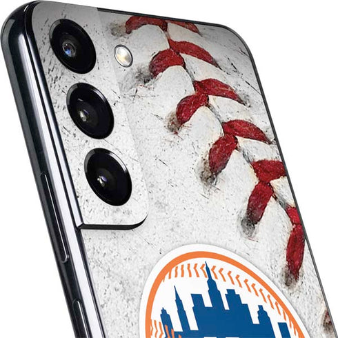 MLB New York Mets Game Ball Galaxy S22 Plus Skin