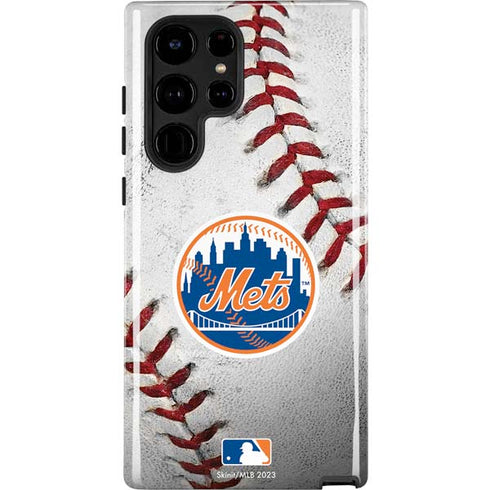 MLB New York Mets Game Ball Galaxy S22 Ultra Pro Case