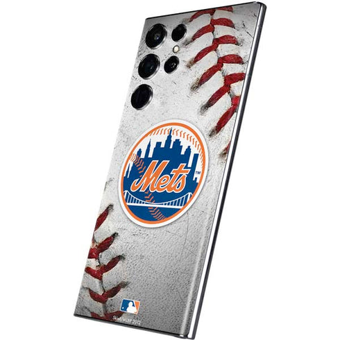 MLB New York Mets Game Ball Galaxy S22 Ultra Skin