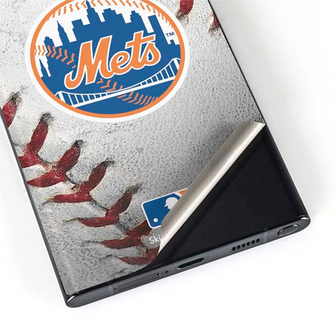MLB New York Mets Game Ball Galaxy S22 Ultra Skin