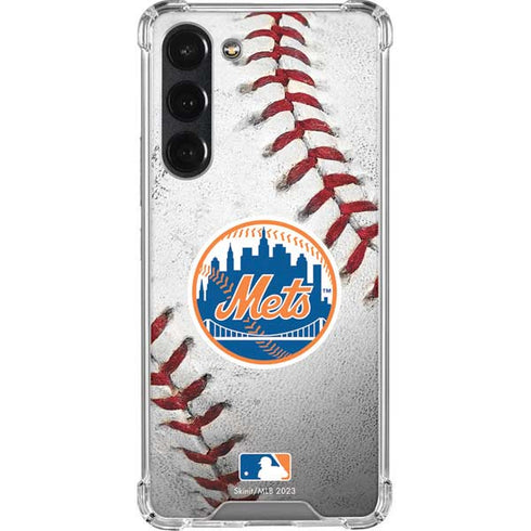 MLB New York Mets Game Ball Galaxy S23 Plus Clear Case