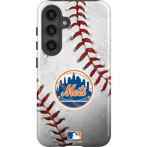MLB New York Mets Game Ball Galaxy S24 Plus Impact Case