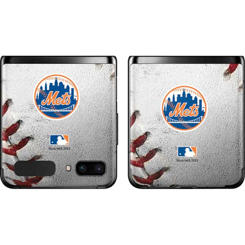 MLB New York Mets Game Ball Galaxy Z Flip Skin
