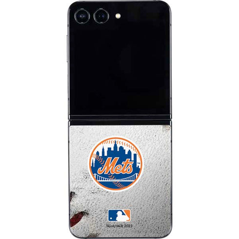 MLB New York Mets Game Ball Galaxy Z Flip5 5G Skin
