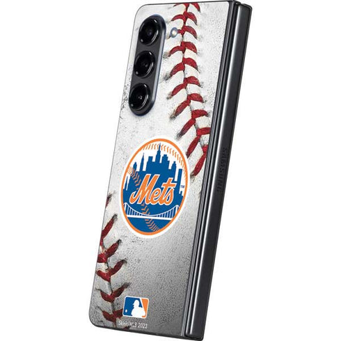 MLB New York Mets Game Ball Galaxy Z Fold5 5G Skin