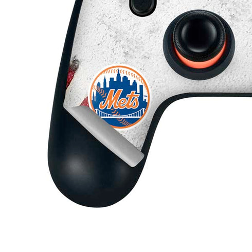 MLB New York Mets Game Ball Google Stadia Controller Skin